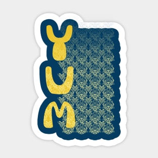 YUM - Breakfast Damask Food Pattern Sticker